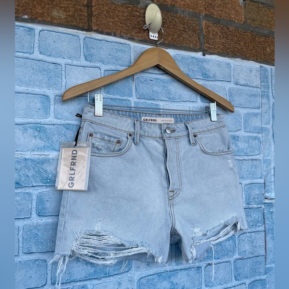 GRLFRND Helena High Rise Cut Off Short size 26 - Picture 3 of 14